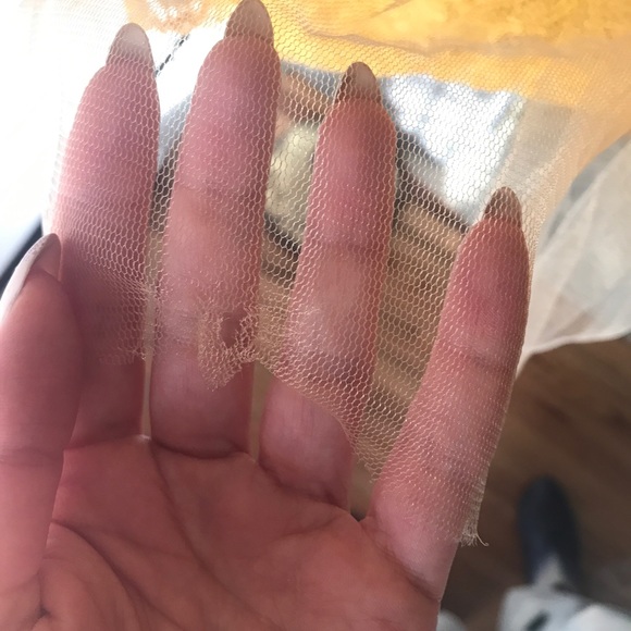 Rodarte for Target Lace mustard skirt w tulle - Picture 6 of 7